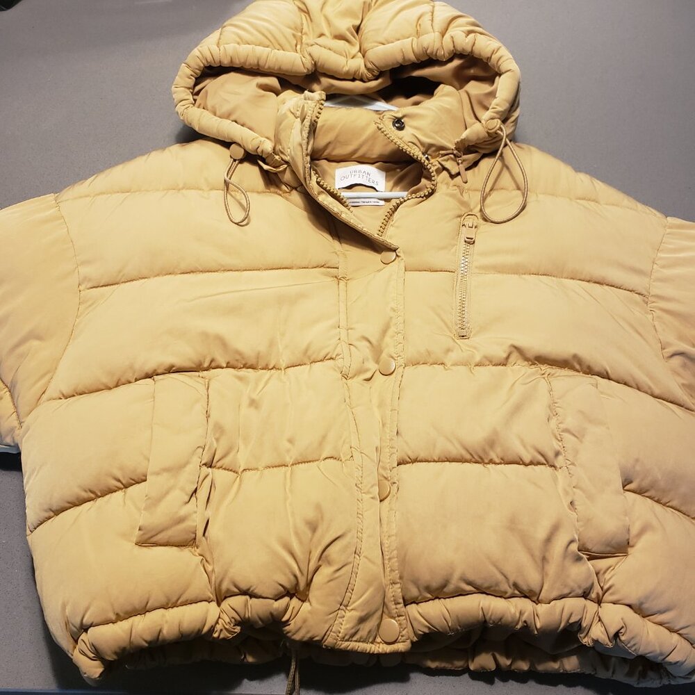Urban outfitters  puffer  jacket honey